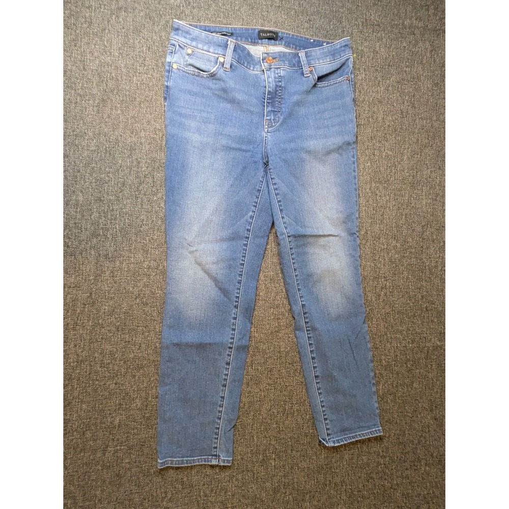 Talbots Slim Ankle Women's Jeans Medium Wash Petite 10P Blue Denim Pants